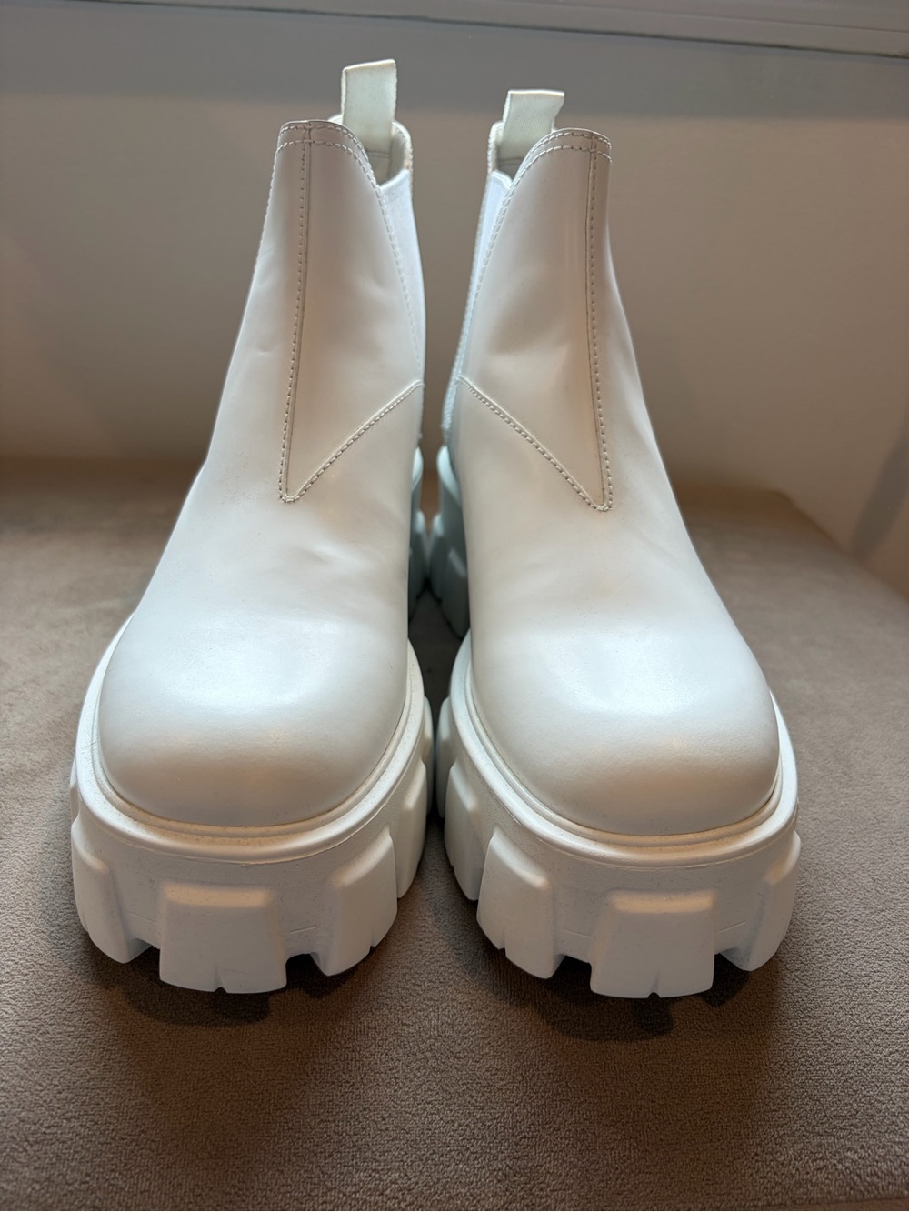 Prada monolith Chelsea platform boot